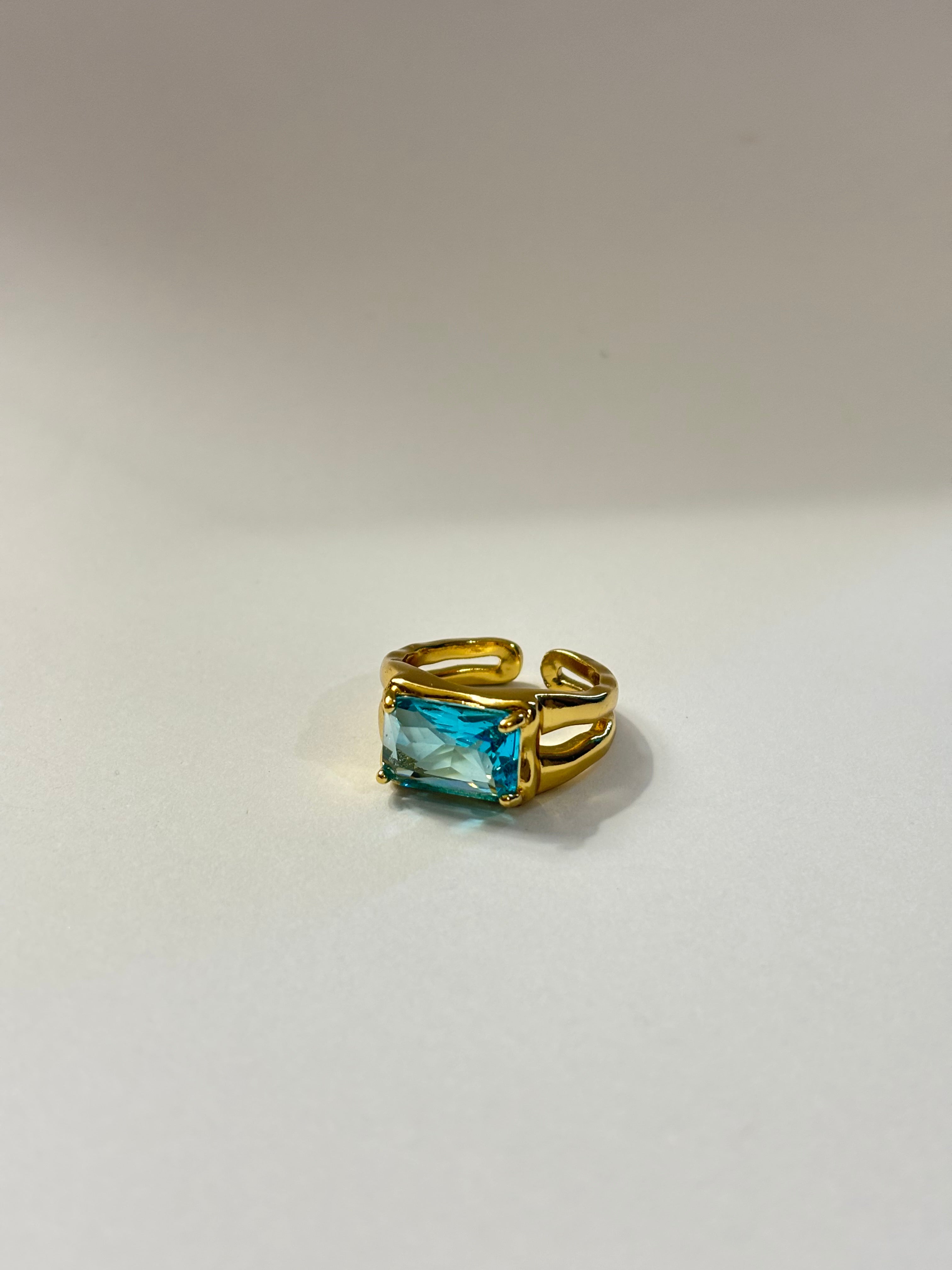 Anello Acquamarina